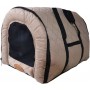 Pet Camelot Soft Large Τσάντα Μεταφοράς Σκύλου Πάνινη Μπέζ 50x37x35cm