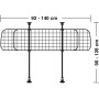 Lampa GRG-4 πλέγμα Διαχωριστικό Αυτοκινήτου για Σκύλο