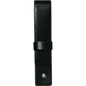 Mont Blanc Meisterstuck Δερμάτινη Θήκη για 1 Στυλό σε Μαύρο χρώμα