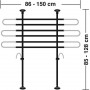 Lampa GRG-2 Πλέγμα Διαχωριστικό Αυτοκινήτου για Σκύλο