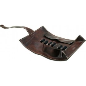 Tuscany Leather TL141620 Δερμάτινη Θήκη για 8 Στυλό σε Καφέ χρώμα