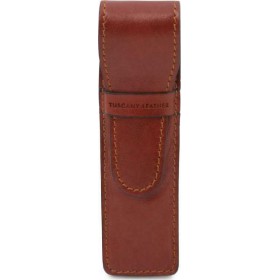 Tuscany Leather TL141274 Δερμάτινη Θήκη για 1 Στυλό σε Ταμπά χρώμα