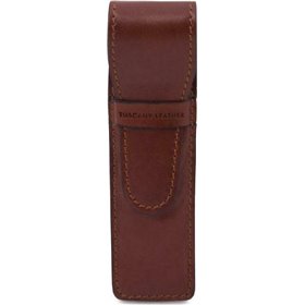 Tuscany Leather TL142131 Δερμάτινη Θήκη για 1 Στυλό σε Ταμπά χρώμα