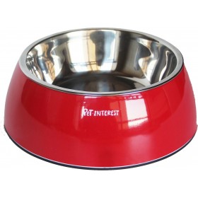 Pet Interest Dual Cat Ποτίστρα / Ταΐστρα Μπωλ Γάτας Κόκκινο 200ml