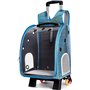 Glee Blue Trolley 33x27x42cm Τσάντα Πλάτης-Τρόλεϊ Μεταφοράς