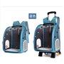 Glee Blue Trolley 33x27x42cm Τσάντα Πλάτης-Τρόλεϊ Μεταφοράς