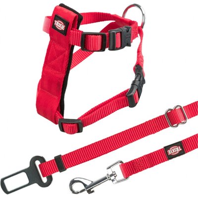 Trixie Ζώνη Ασφαλείας Γατών Κόκκινο 20-50cm 15mm