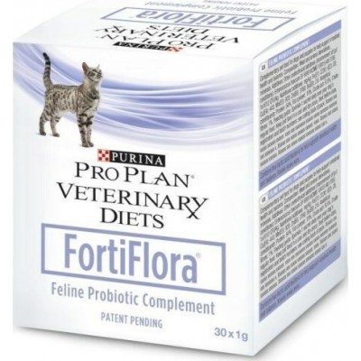 Purina Veterinary Diets Fortiflora Συμπλήρωμα για Γάτες 30x1gr