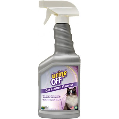Urine Off Urine Off Cat &amp Kitten Hard Surface Σπρέϊ Καθαρισμού Λεκέδων για Γάτες 500ml