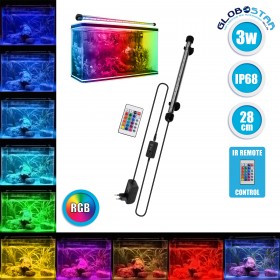 GloboStar Φωτιστικό Ενυδρείου με Λάμπα Led 28cm180° AC 230V 3W