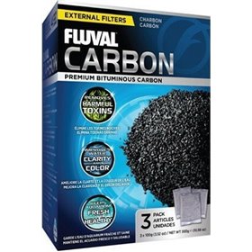 Fluval Carbon με Ενεργό Άνθρακα 3x100gr Fluval Carbon με Ενεργό Άνθρακα 3x100gr