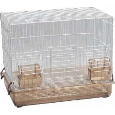 Donald Pet Care Κλουβί για Πουλιά Ζευγαρώστρα Λευκή 38x24x30.5cm
