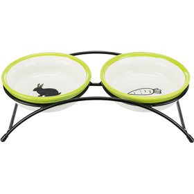 Trixie Βάση με 2 Πιάτα 300ml 13εκ.