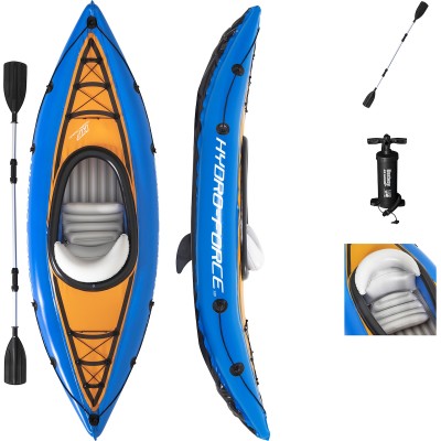 Bestway Hydro Force 65115 Φουσκωτό Kayak Θαλάσσης 1 Ατόμου Μπλε