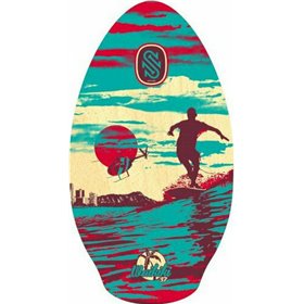 Skimboard SkimOne 37 95cm Waikiki teal red Skimboard SkimOne 37 95cm Waikiki teal red