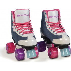 Byox Denim Quad Αυξομειούμενα Rollers Πολύχρωμα Παιδικά Byox Denim Quad Αυξομειούμενα Rollers Πολύχρωμα Παιδικά