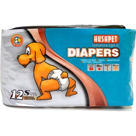 Hushpet Diapers Πάνες Βρακάκια S 33-48εκ. 12τμχ Hushpet Diapers Πάνες Βρακάκια S 33-48εκ. 12τμχ