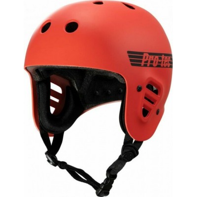 Pro-Tec Helmet Full Cut Cert Matte Bright Red M ADULT