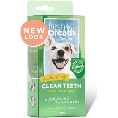 Tropiclean Fresh Breath Clean Teeth Gel 118gr