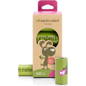 Earth Rated Σακούλες Περιττωμάτων Σκύλου Λεβάντα 120τμχ