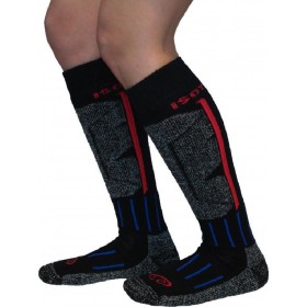 Κάλτσες Dimi Socks Ski-Snowboard Χοντρές θερμικές merino wool ΜΑΥΡΕΣ