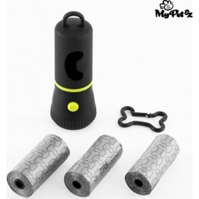 InnovaGoods MyPet Poop Lantern Θήκη για Σακούλες Περιττωμάτων Σκύλου Φακός με 180 Σακούλες InnovaGoods MyPet Poop Lantern Θήκη για Σακούλες Περιττωμάτων Σκύλου Φακός με 180 Σακούλες