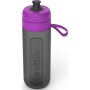 Brita Fill &amp Go Active Πλαστικό Παγούρι με Φίλτρο 600ml Μαύρο Purple