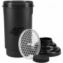 4F Shaker Πρωτεΐνης 600ml Πλαστικό ΜαύροΚωδικός: H4L22-BIN001-20S 