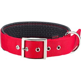 Pet Interest Neoprene Standard Κολάρο Σκύλου σε Κόκκινο χρώμα Medium 20mm x 50cm