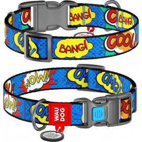 WauDog WOW Περιλαίμιο Σκύλου με Smart ID 25mm x 31-49cm