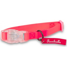 Περιλαίμιο για κατοικίδιο Nylon - Pvc Ροζ 2x(30-50)cm Medium Ferribiella Περιλαίμιο για κατοικίδιο Nylon - Pvc Ροζ 2x(30-50)cm Medium Ferribiella