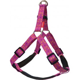 Pet Interest Σαμαράκι Σκύλου Motivo Rosa Φούξια Small 16mm x 35 - 55cm
