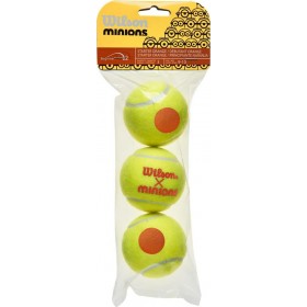 Wilson Minions Stage 2 Sleeve Μπαλάκια Τένις Παιδικά 3τμχΚωδικός: WR8202601001E 