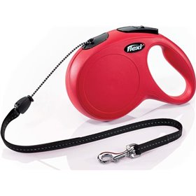 Flexi Πτυσσόμενο Λουρί/Οδηγός Σκύλου Ιμάντας 8m έως 20kg (Κόκκινο)