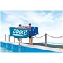 Zoggs 3640020 Πετσέτα Κολυμβητηρίου Βαμβακερή 140x70cm