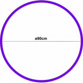 Reinhart 97190 Στεφάνι Ρυθμικής με Διάμετρο 90cm Μωβ Reinhart 97190 Στεφάνι Ρυθμικής με Διάμετρο 90cm Μωβ