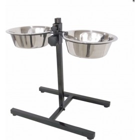 Pet Camelot Ανοξείδωτα Μπολ με Πτυσσόμενη Βάση 2x2500ml Pet Camelot Ανοξείδωτα Μπολ με Πτυσσόμενη Βάση 2x2500ml