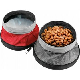 Lampa 2 in 1 Pet Bowl Αναδιπλούμενη Ποτίστρα &amp Ταΐστρα Ταξιδίου 1100ml+1400ml