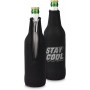KWmobile Bottle Coolers Sleeves Ισοθερμική Θήκη για Μπουκάλια Μπύρας 330ml/500ml 2τμχ Μαύρα