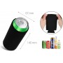 KW Can Cooler - Ισοθερμική Θήκη για Κουτάκια Μπύρας / Αναψυκτικά - 500ml - Black - 2 Τεμάχια (55734.03)