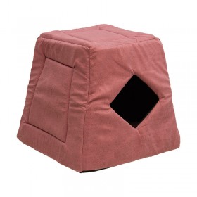 Pakoworld Σπιτάκι Σκύλου σε Ροζ χρώμα 50x50cmΚωδικός: 188-000078 