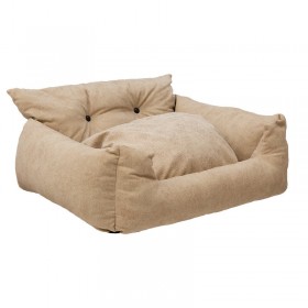 Pakoworld Καναπές Κρεβάτι Σκύλου σε Μπεζ χρώμα 70x65cmΚωδικός: 188-000072 
