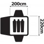 OZtrail Tasman 3V Σκηνή 3 Εποχών (3 Ατόμων) BlueΚωδικός: DTMTAS3V-D 