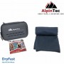 AlpinPro DryFast Πετσέτα Microfiber Προσώπου σε Μπλε χρώμα 180x90cm