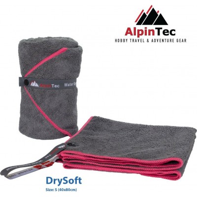 AlpinPro Drysoft Πετσέτα Προσώπου Microfiber Terry Fuschia 80x40cm