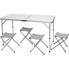 Campus Τραπεζαρία Πικ-Νικ σε Βαλιτσάκι 5τμχ 120x60x70cmΚωδικός: 331-2687  Campus Τραπεζαρία Πικ-Νικ σε Βαλιτσάκι 5τμχ 120x60x70cmΚωδικός: 331-2687