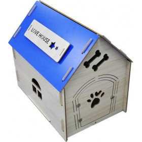 Wood House Ξύλινο Σπίτι Συναρμολογούμενο 28x58x79cm Wood House Ξύλινο Σπίτι Συναρμολογούμενο 28x58x79cm
