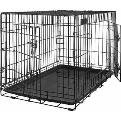 Pet Camelot Συρμάτινο Κλουβί Σκύλου με 2 Πόρτες 108.5x70.5x77.5cm
