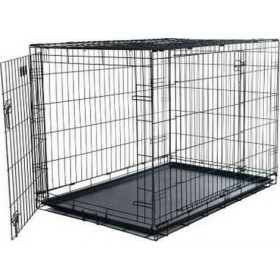 Ikaros Pet Accesories Συρμάτινο Κλουβί Σκύλου Medium 77.5x48.5x55.5cm