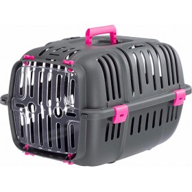 Ferplast Κλουβί Μεταφοράς Σκύλου Jet 10 Κλουβί Μεταφοράς 47x32x29εκ. Ροζ